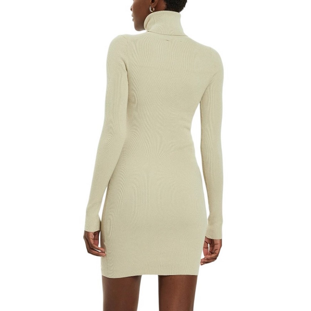 CALVIN KLEIN JEANS WOVEN LABEL TIGHT SWEATER DRESS ΦΟΡΕΜΑ ΓΥΝΑΙΚΕΙΟ PELICAN