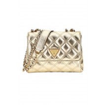 GUESS GIULLY MINI 2 COMP CNVRTBL FLP ΤΣΑΝΤΑ ΓΥΝΑΙΚΕΙΑ GOLD