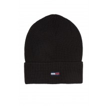 TOMMY HILGIGER TJW FLAG BEANIE ΣΚΟΥΦΟΣ ΓΥΝΑΙΚΕΙΟΣ BLACK