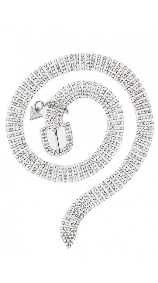 GUESS LUA NOT ADJUSTABLE BELT ΖΩΝΗ ΓΥΝΑΙΚΕΙΑ SILVER