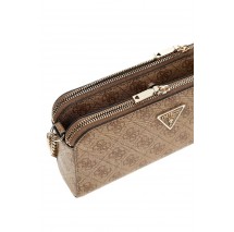 GUESS ECO ERICA STATUS CROSSBODY ΤΣΑΝΤΑ ΓΥΝΑΙΚΕΙΑ LATTE