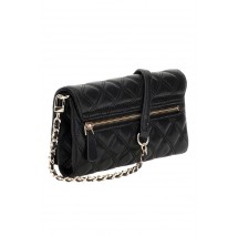 GUESS GIULLY XBODY FLAP ORGANIZER ΤΣΑΝΤΑ ΓΥΝΑΙΚΕΙΑ BLACK