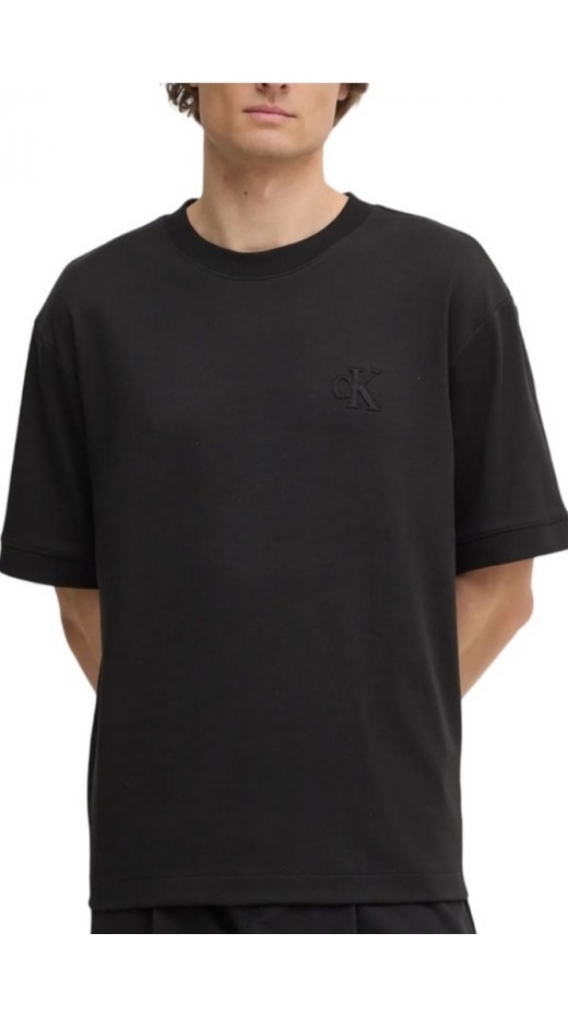 CALVIN KLEIN JEANS INTERLOCK TEE T-SHIRT ΜΠΛΟΥΖΑ ΑΝΔΡΙΚΗ BLACK