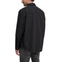 CALVIN KLEIN JEANS COTTON POPLIN RELAXED SHIRT ΠΟΥΚΑΜΙΣΟ ΑΝΔΡΙΚΟ BLACK