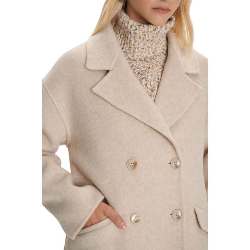 ALE WOOL CROSS COAT 8919694 ΠΑΛΤΟ ΓΥΝΑΙΚΕΙΟ BEIGE