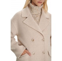 ALE WOOL CROSS COAT 8919694 ΠΑΛΤΟ ΓΥΝΑΙΚΕΙΟ BEIGE