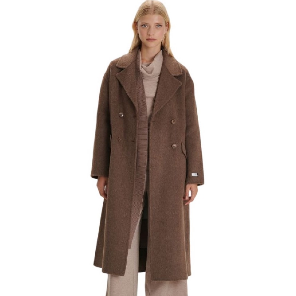 ALE WOOL CROSS COAT 8919694 ΠΑΛΤΟ ΓΥΝΑΙΚΕΙΟ CAMEL