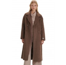 ALE WOOL CROSS COAT 8919694 ΠΑΛΤΟ ΓΥΝΑΙΚΕΙΟ CAMEL