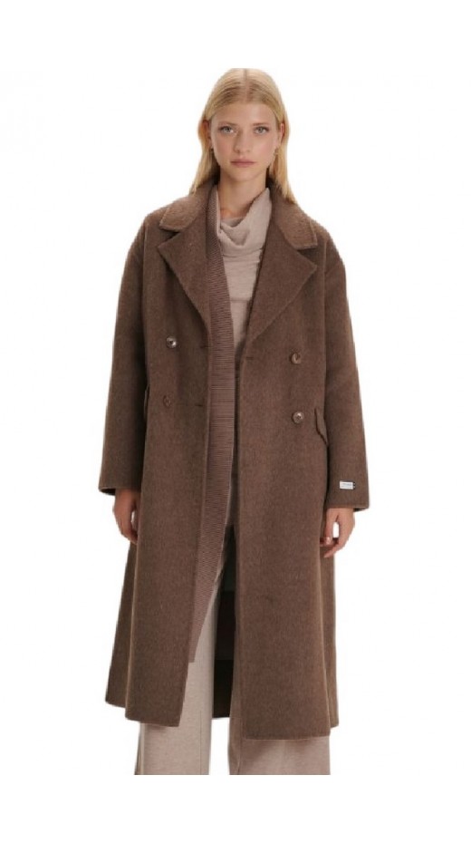 ALE WOOL CROSS COAT 8919694 ΠΑΛΤΟ ΓΥΝΑΙΚΕΙΟ CAMEL