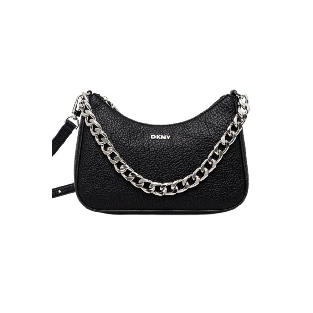 DKNY JENNA CROSS BODY HANDBAG R44EAI10 ΤΣΑΝΤΑ ΓΥΝΑΙΚΕΙΑ BLACK