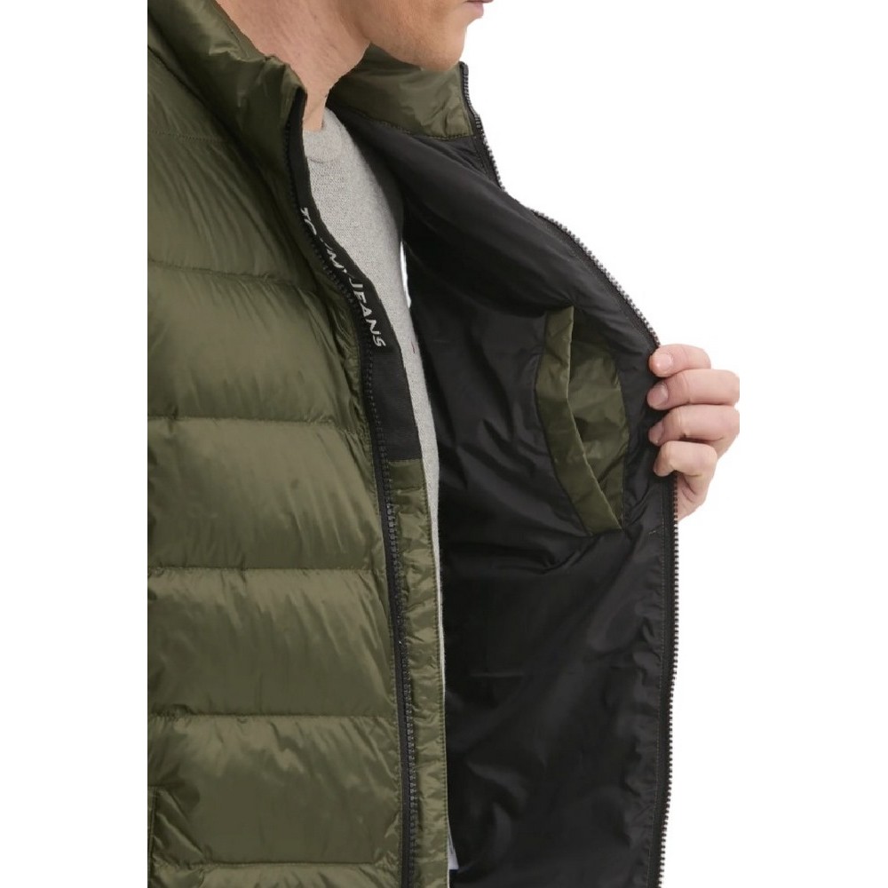 TOMMY JEANS  LT DOWN VEST EXT ΓΙΛΕΚΟ ΜΠΟΥΦΑΝ ΑΝΔΡΙΚΟ GREEN