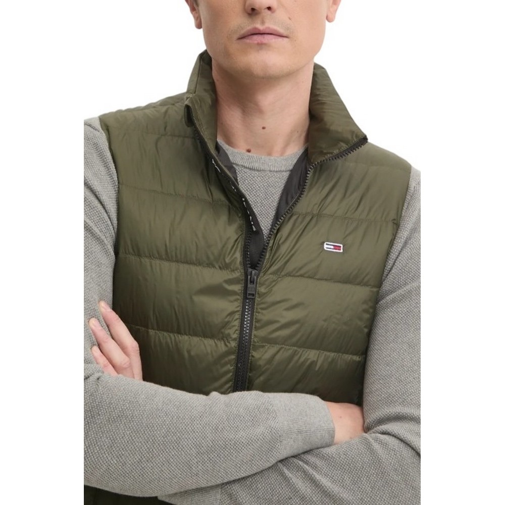 TOMMY JEANS  LT DOWN VEST EXT ΓΙΛΕΚΟ ΜΠΟΥΦΑΝ ΑΝΔΡΙΚΟ GREEN