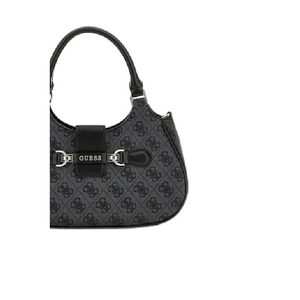 GUESS NOLANA SML GIRLFRIEND SATCHEL ΤΣΑΝΤΑ ΓΥΝΑΙΚΕΙΑ GREY