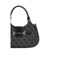 GUESS NOLANA SML GIRLFRIEND SATCHEL ΤΣΑΝΤΑ ΓΥΝΑΙΚΕΙΑ GREY