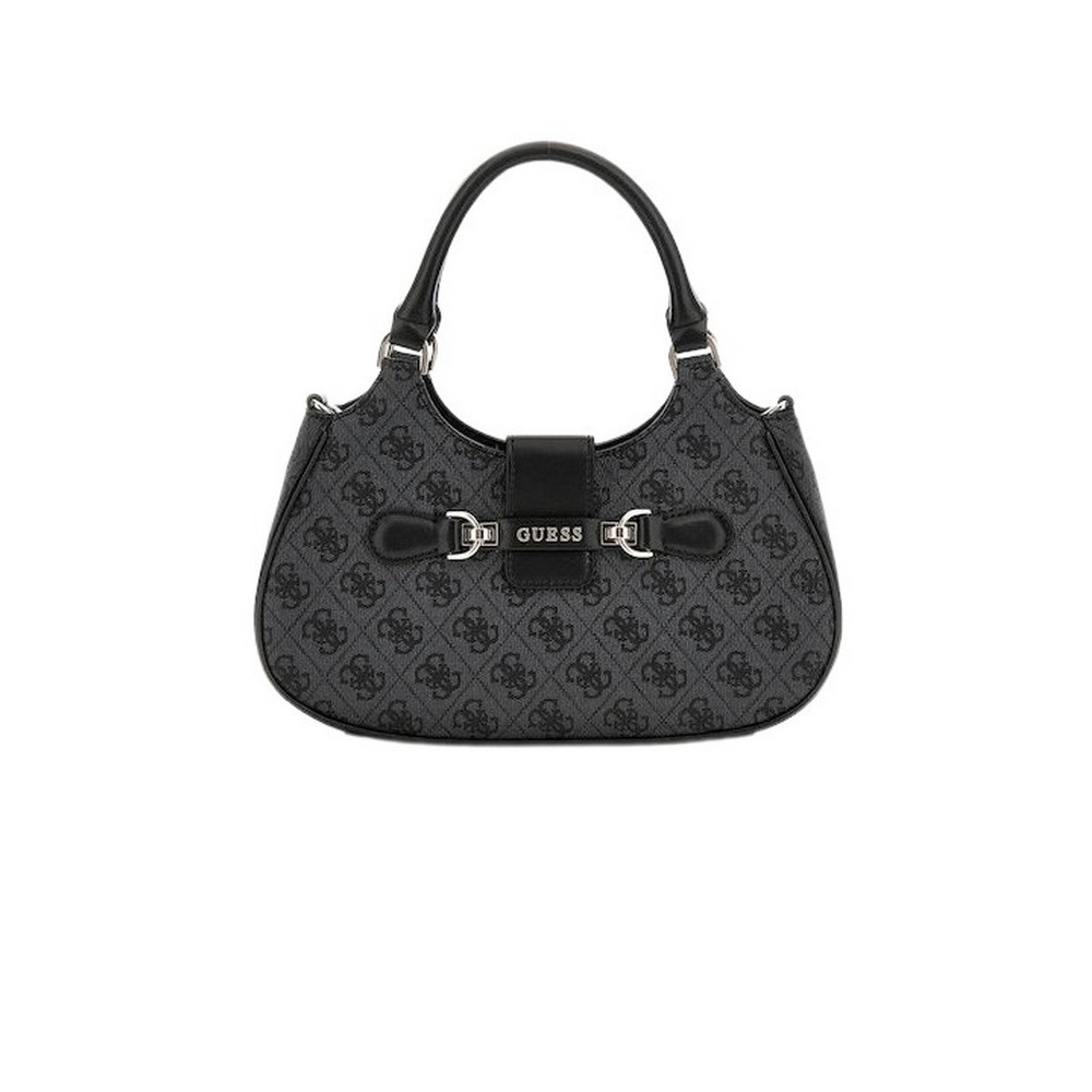 GUESS NOLANA SML GIRLFRIEND SATCHEL ΤΣΑΝΤΑ ΓΥΝΑΙΚΕΙΑ GREY