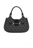 GUESS NOLANA SML GIRLFRIEND SATCHEL ΤΣΑΝΤΑ ΓΥΝΑΙΚΕΙΑ GREY