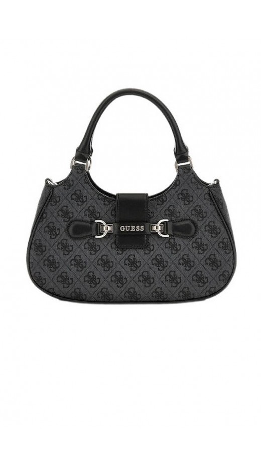 GUESS NOLANA SML GIRLFRIEND SATCHEL ΤΣΑΝΤΑ ΓΥΝΑΙΚΕΙΑ GREY