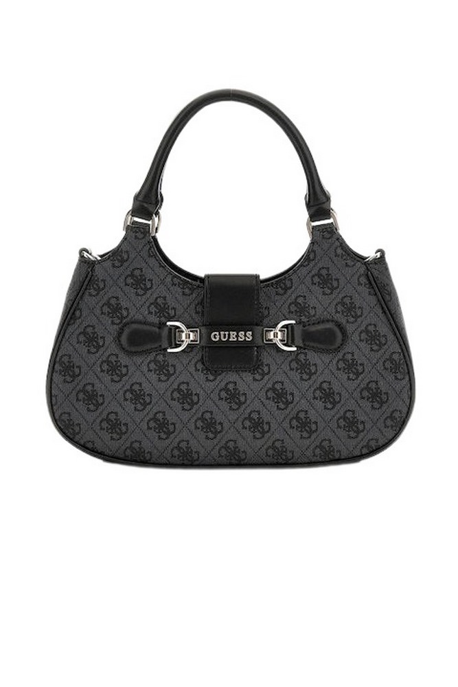 GUESS NOLANA SML GIRLFRIEND SATCHEL ΤΣΑΝΤΑ ΓΥΝΑΙΚΕΙΑ GREY