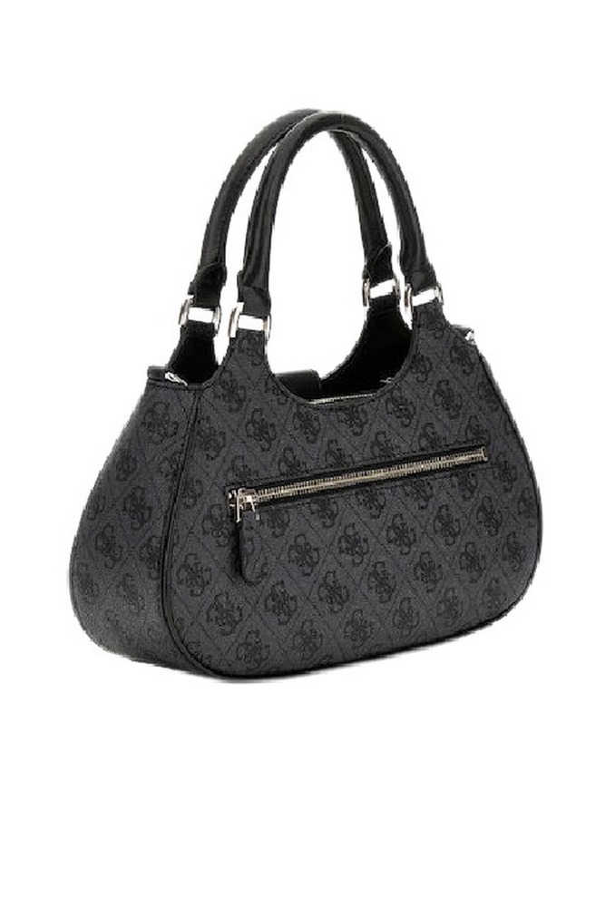 GUESS NOLANA SML GIRLFRIEND SATCHEL ΤΣΑΝΤΑ ΓΥΝΑΙΚΕΙΑ GREY