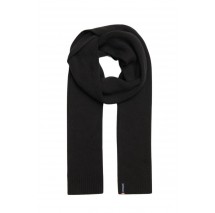 SUPERDRY D3 SDNA ESSENTIAL LOGO KNITTED SCARF ΚΑΣΚΟΛ ΓΥΝΑΙΚΕΙΟ BLACK