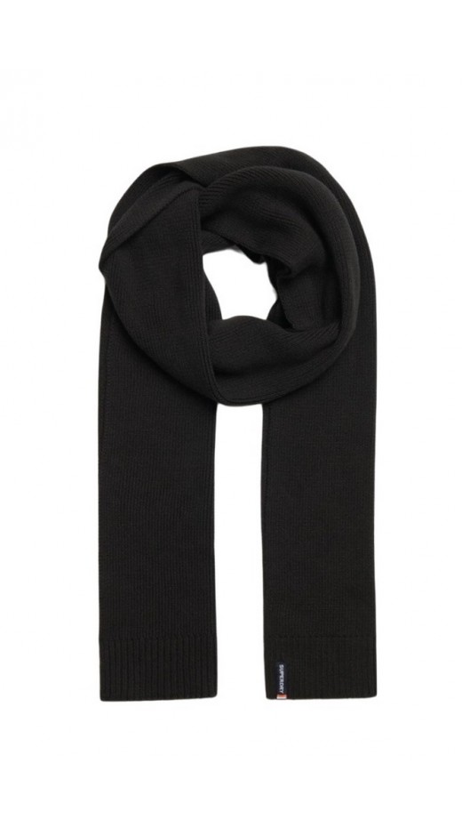 SUPERDRY D3 SDNA ESSENTIAL LOGO KNITTED SCARF ΚΑΣΚΟΛ ΓΥΝΑΙΚΕΙΟ BLACK