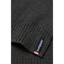 SUPERDRY D3 SDNA ESSENTIAL LOGO KNITTED SCARF ΚΑΣΚΟΛ ΓΥΝΑΙΚΕΙΟ GREY