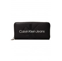 CALVIN KLEIN JEANS SCULPTED MONO WALLET ΠΟΡΤΟΦΟΛΙ ΓΥΝΑΙΚΕΙΟ BLACK/WHITE