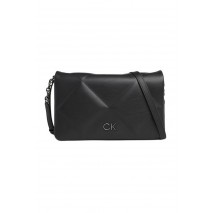 CALVIN KLEIN JEANS RE-LOCK QUILT SHOULDER BAG ΤΣΑΝΤΑ ΓΥΝΑΙΚΕΙΑ BLACK