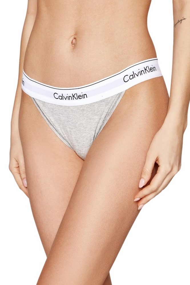 CALVIN KLEIN HIGH LEG TANGA ΕΣΩΡΟΥΧΟ ΓΥΝΑΙΚΕΙΟ GREY