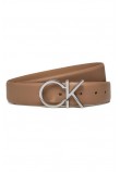 CALVIN KLEIN RE-LOCK CK LOGO BELT 30MM ΖΩΝΗ ΓΥΝΑΙΚΕΙΑ BEIGE