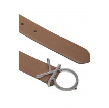 CALVIN KLEIN RE-LOCK CK LOGO BELT 30MM ΖΩΝΗ ΓΥΝΑΙΚΕΙΑ BEIGE