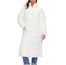 TOMMY JEANS MAXI ESSENTIAL PUFFER ΜΠΟΥΦΑΝ ΓΥΝΑΙΚΕΙΟ WHITE