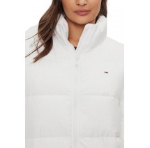 TOMMY HILFIGER TJW MAXI ESSENTIAL PUFFER ΜΠΟΥΦΑΝ ΓΥΝΑΙΚΕΙΟ WHITE