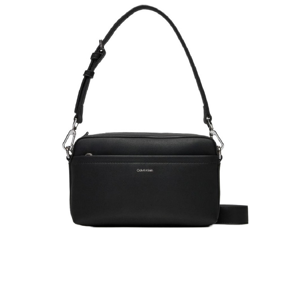 CALVIN KLEIN MUST CONVERTIBLE CAMERA BAG ΤΣΑΝΤΑ ΓΥΝΑΙΚΕΙΑ BLACK