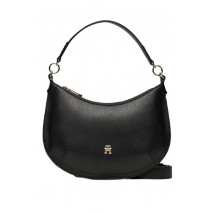 TOMMY HILFIGER TH CHIC SHOULDER BAG ΤΣΑΝΤΑ ΓΥΝΑΙΚΕΙΑ BLACK