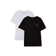 CALVIN KLEIN JEANS 2 PACK MONOGRAM T-SHIRT ΑΝΔΡΙΚΟ BLACK/WHITE