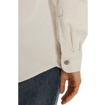 TOMMY JEANS FINE CORD OVERSHIRT ΠΟΥΚΑΜΙΣΟ ΓΥΝΑΙΚΕΙΟ WHITE