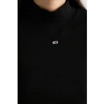 TOMMY HILFIGER TJW ESSENTIAL MOCK NECK ΜΠΛΟΥΖΑ ΓΥΝΑΙΚΕΙΑ BLACK