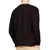 TOMMY HILFIGER REG WAFFLE L/S TEE ΜΠΛΟΥΖΑ ΑΝΔΡΙΚΗ BLACK