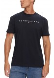 TOMMY JEANS REG LINEAR LOGO TEE EXT T-SHIRT ΜΠΛΟΥΖΑ ΑΝΔΡΙΚΗ NAVY