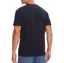 TOMMY JEANS REG LINEAR LOGO TEE EXT T-SHIRT ΜΠΛΟΥΖΑ ΑΝΔΡΙΚΗ NAVY