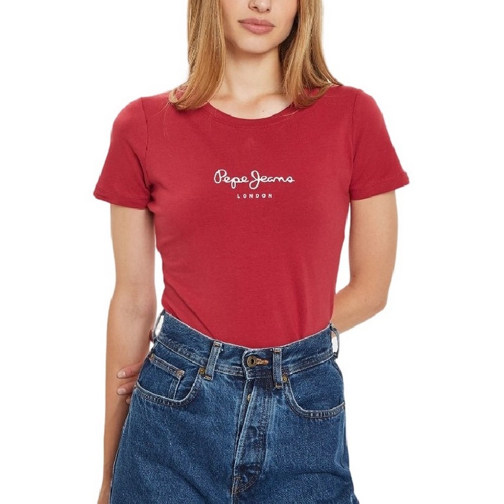 PEPE JEANS VIRGINIA ΜΠΛΟΥΖΑ ΓΥΝΑΙΚΕΙΑ RED