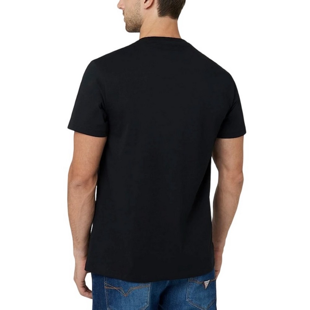 GUESS CN EMBROIDERED T-SHIRT ΜΠΛΟΥΖΑ ΑΝΔΡΙΚΗ BLACK