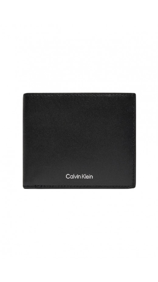 CALVIN KLEIN SLEEK BIFOLD ΠΟΡΤΟΦΟΛΙ ΑΝΔΡΙΚΟ BLACK