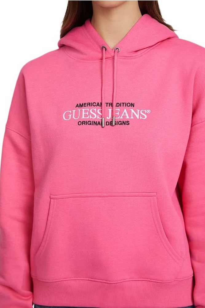 GUESS OVERSIZED AMERICAN TRADITION HOODIE ΦΟΥΤΕΡ ΜΠΛΟΥΖΑ ΓΥΝΑΙΚΕΙΑ FOYXIA