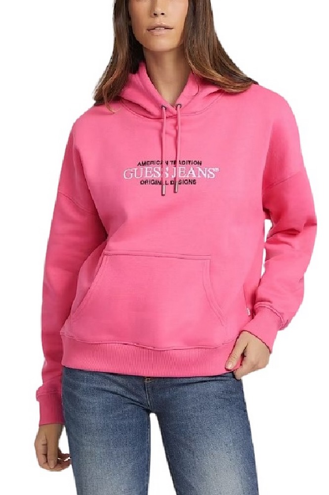 GUESS OVERSIZED AMERICAN TRADITION HOODIE ΦΟΥΤΕΡ ΜΠΛΟΥΖΑ ΓΥΝΑΙΚΕΙΑ FOYXIA