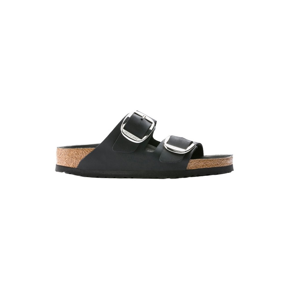 BIRKENSTOCK LEATHER ARIZONA BIG BUCKLE LEOI CORE ESSENTIAL CLASSIC ADULTS ΠΑΝΤΟΦΛΑ ΓΥΝΑΙΚΕΙΑ BLACK