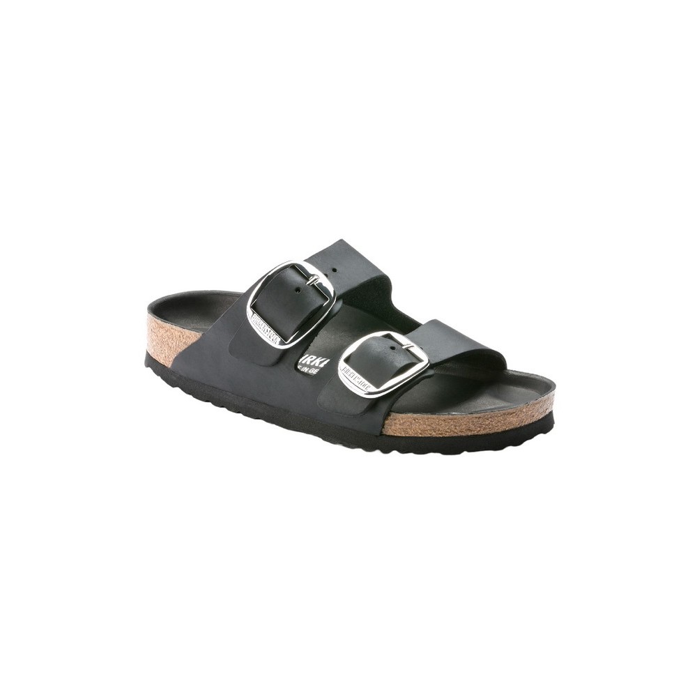 BIRKENSTOCK LEATHER ARIZONA BIG BUCKLE LEOI CORE ESSENTIAL CLASSIC ADULTS ΠΑΝΤΟΦΛΑ ΓΥΝΑΙΚΕΙΑ BLACK