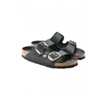 BIRKENSTOCK LEATHER ARIZONA BIG BUCKLE LEOI CORE ESSENTIAL CLASSIC ADULTS ΠΑΝΤΟΦΛΑ ΓΥΝΑΙΚΕΙΑ BLACK