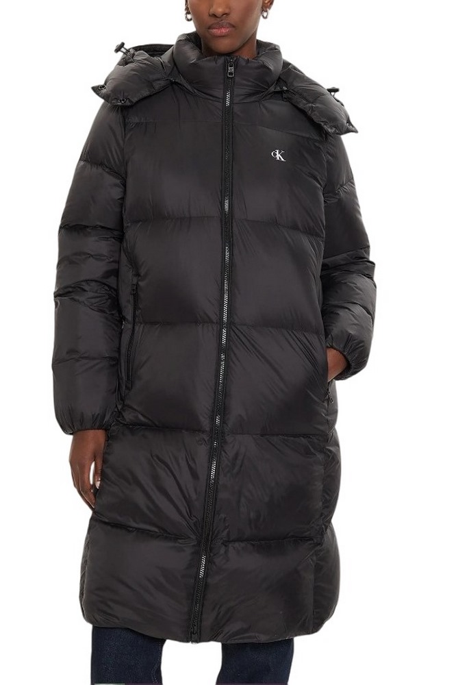 CALVIN KLEIN JEANS DOWN LONG PUFFER ΜΠΟΥΦΑΝ ΓΥΝΑΙΚΕΙΟ BLACK